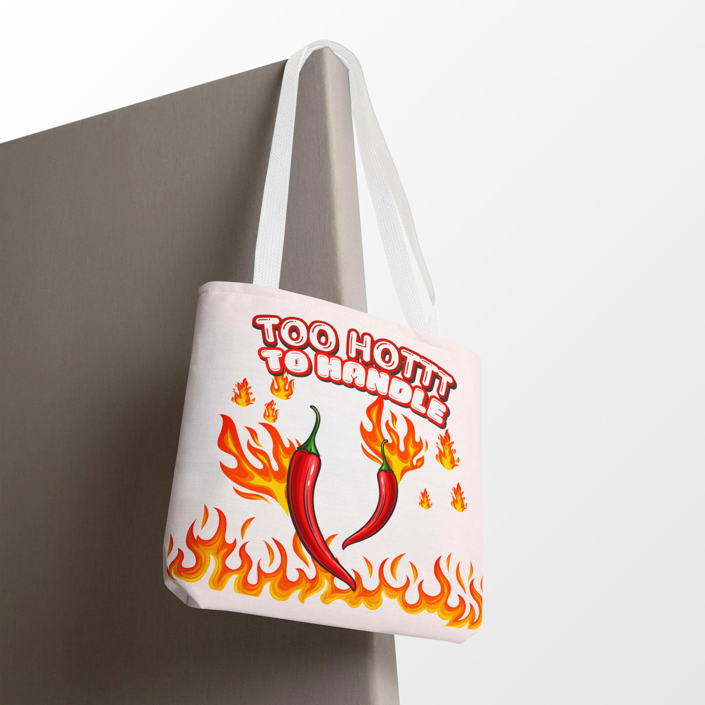 Too Hottt To Handle - Chili Pepper Tote Bag