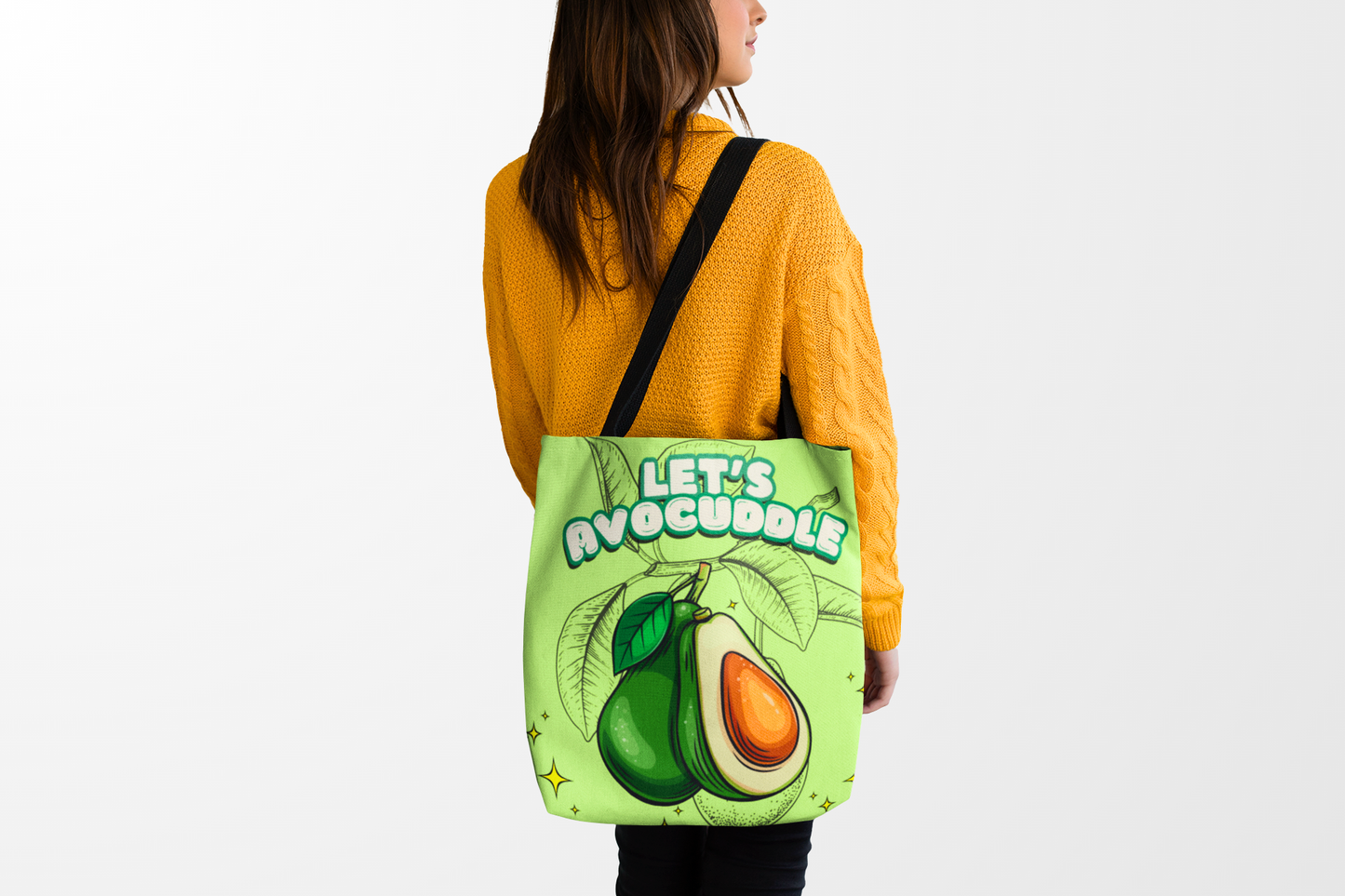 Let's Avocuddle- Avocado Tote Bag Printify