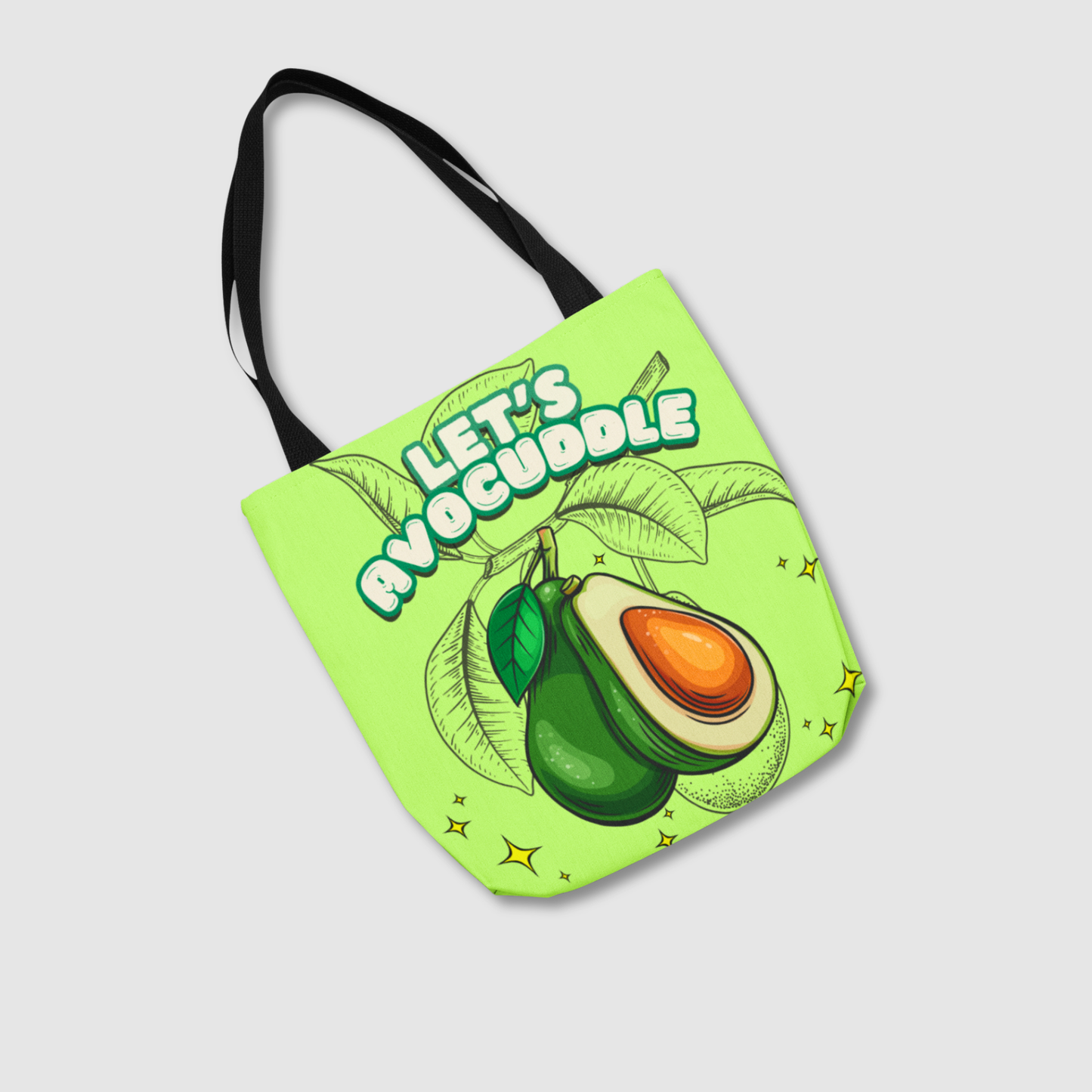 Let's Avocuddle- Avocado Tote Bag Printify