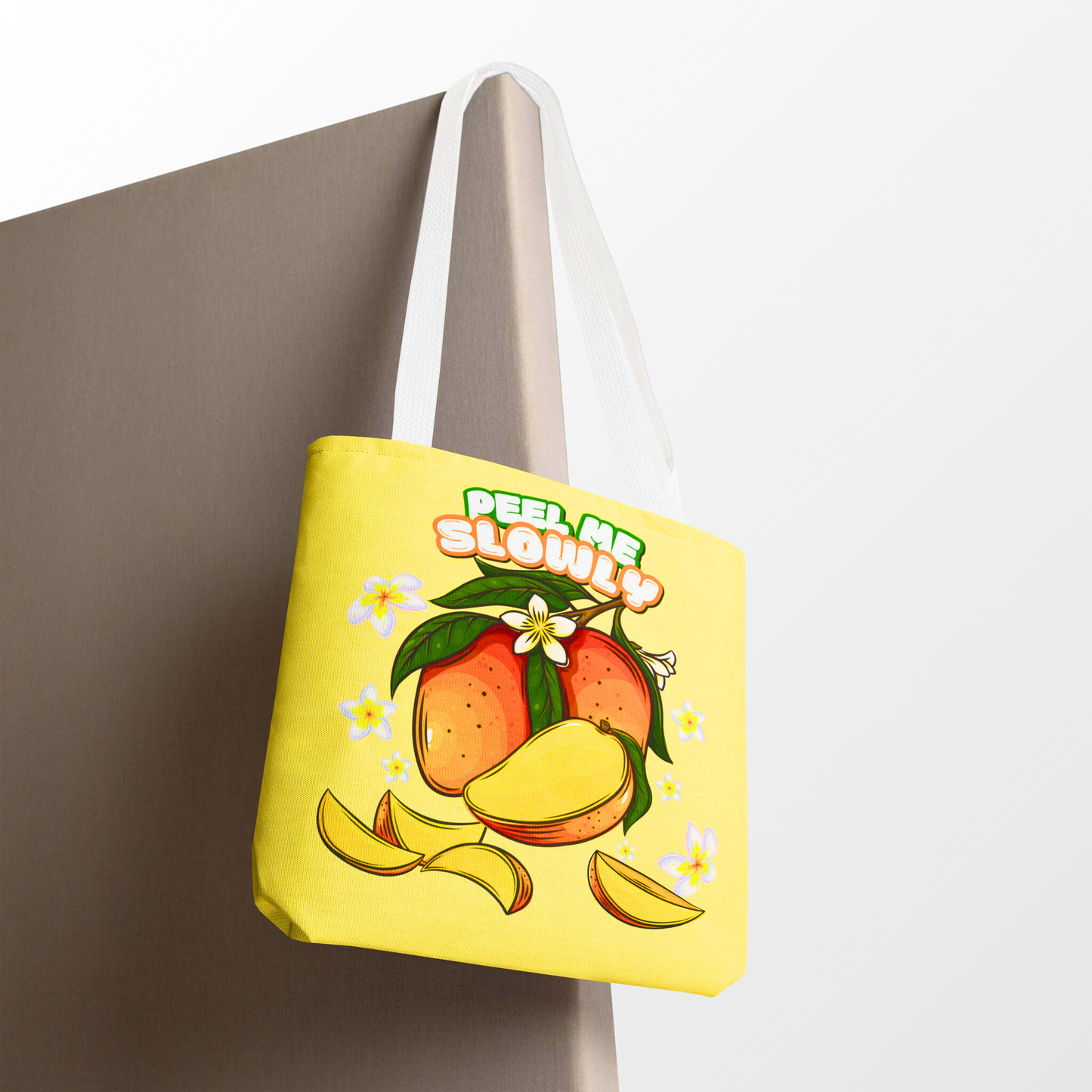 Peel Me Slowly - Mango Tote Bag