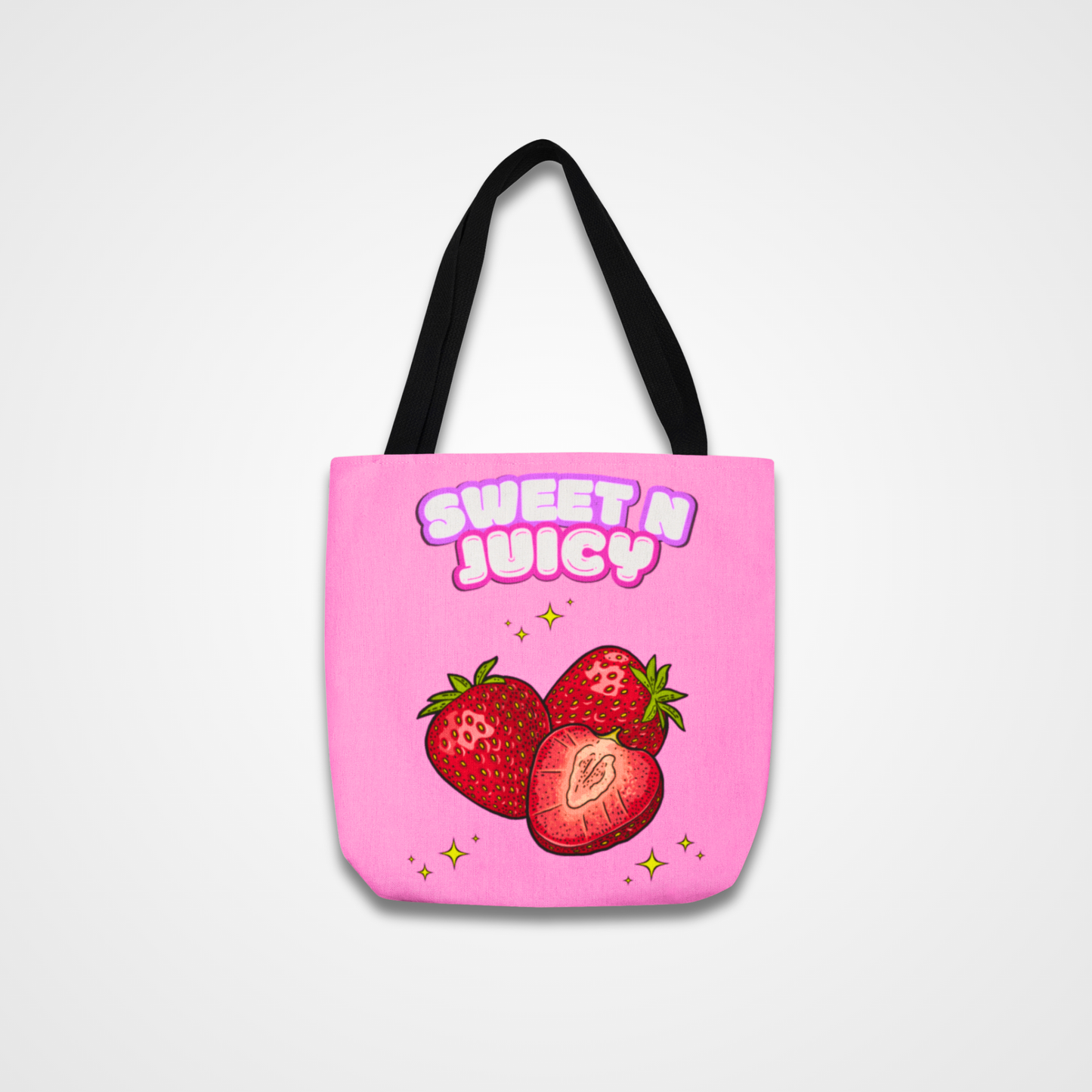 Sweet And Juicy - Strawberry Tote Bags