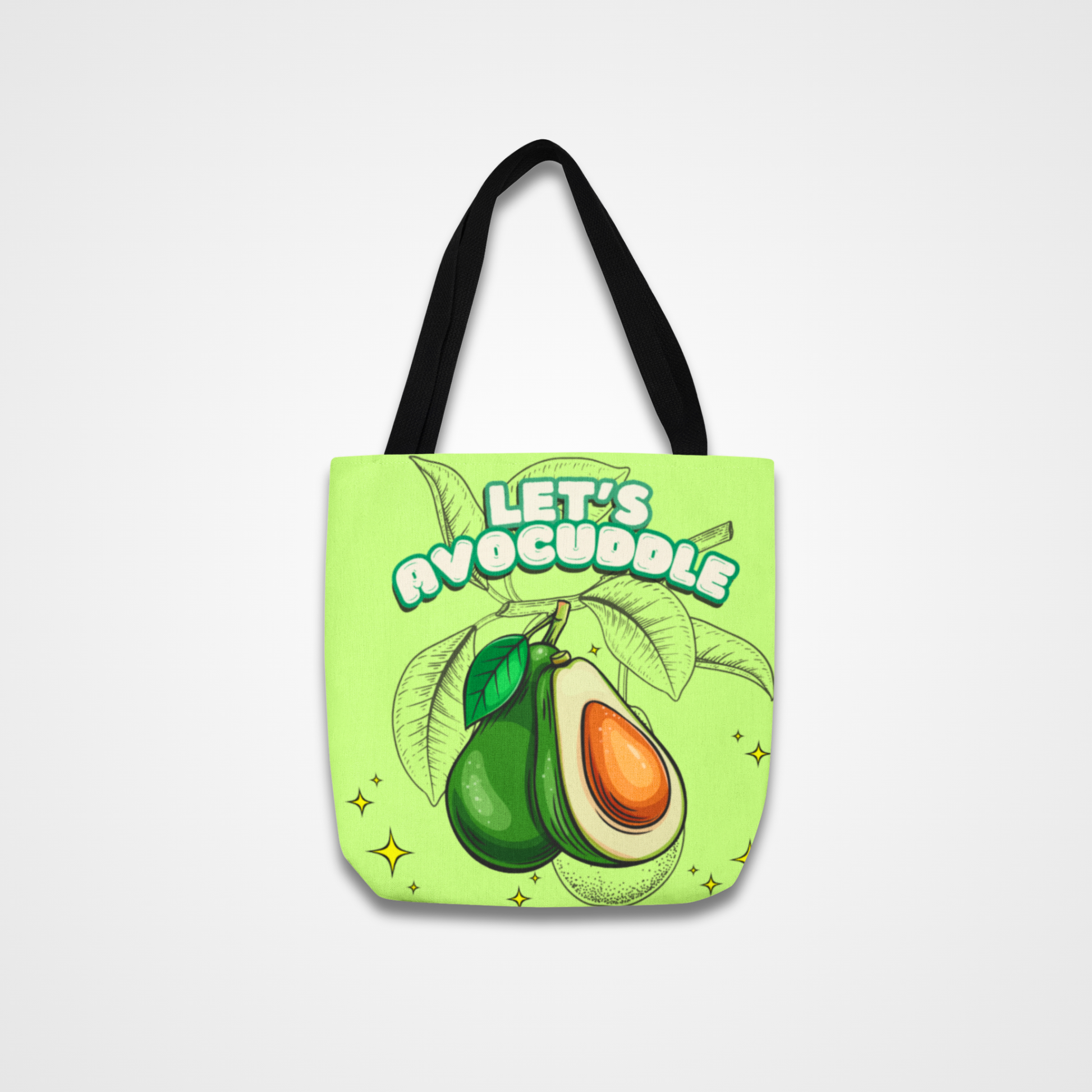 Let's  Avocuddle- Avocado Tote Bag Printify