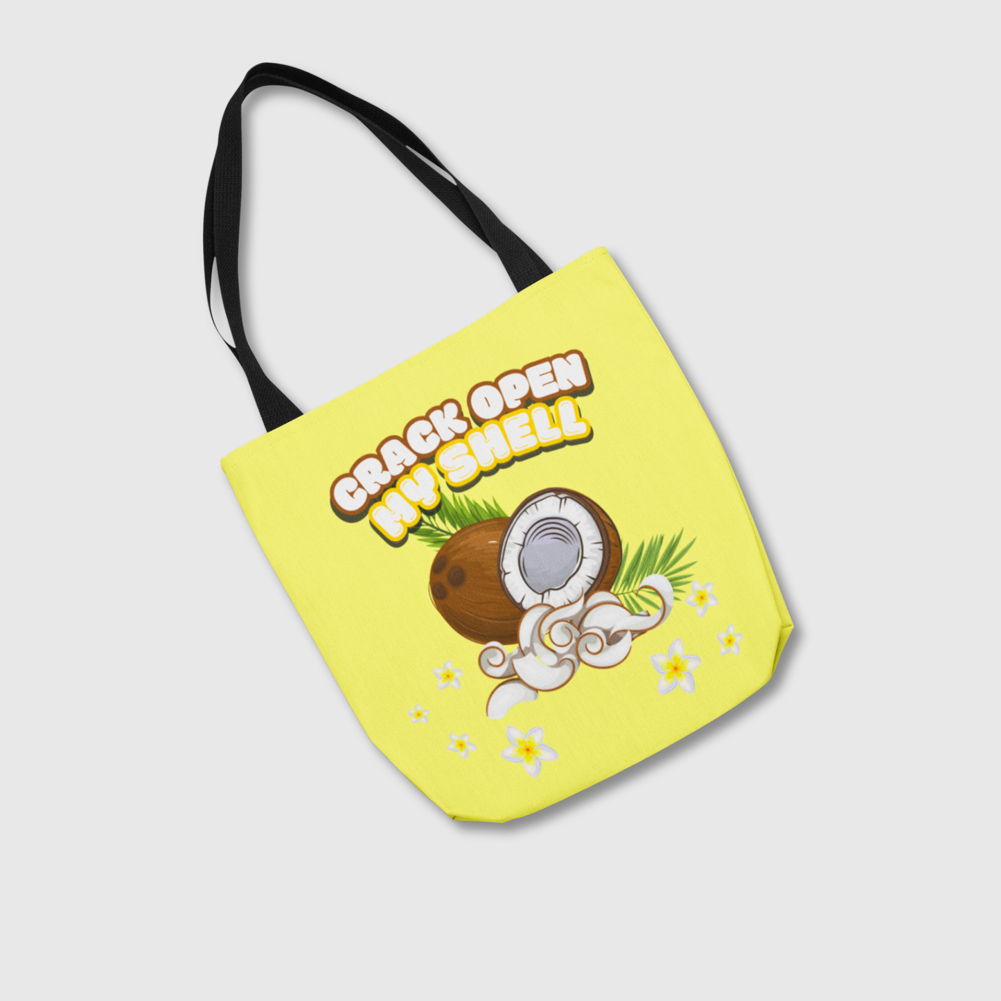 Crack Open My Shell- Coconut Tote Bag