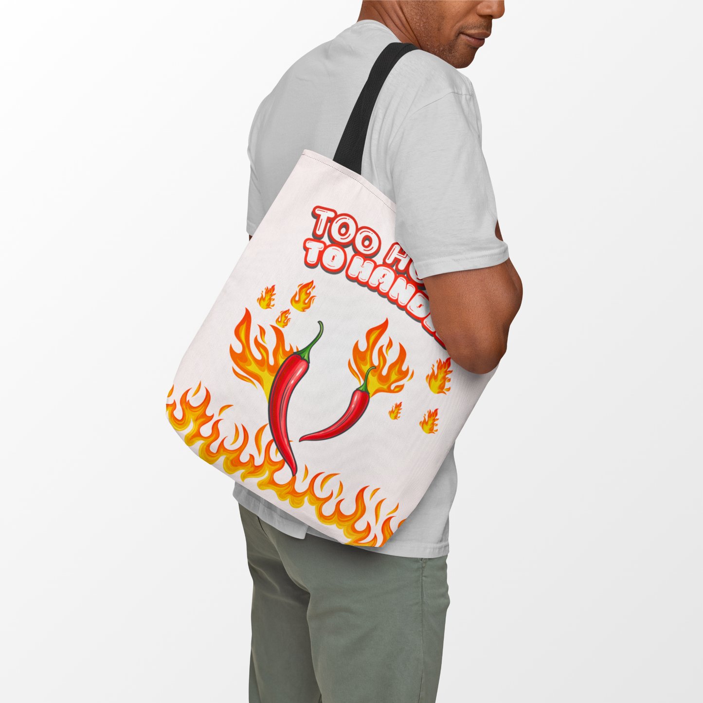 Too Hottt To Handle - Chili Pepper Tote Bag