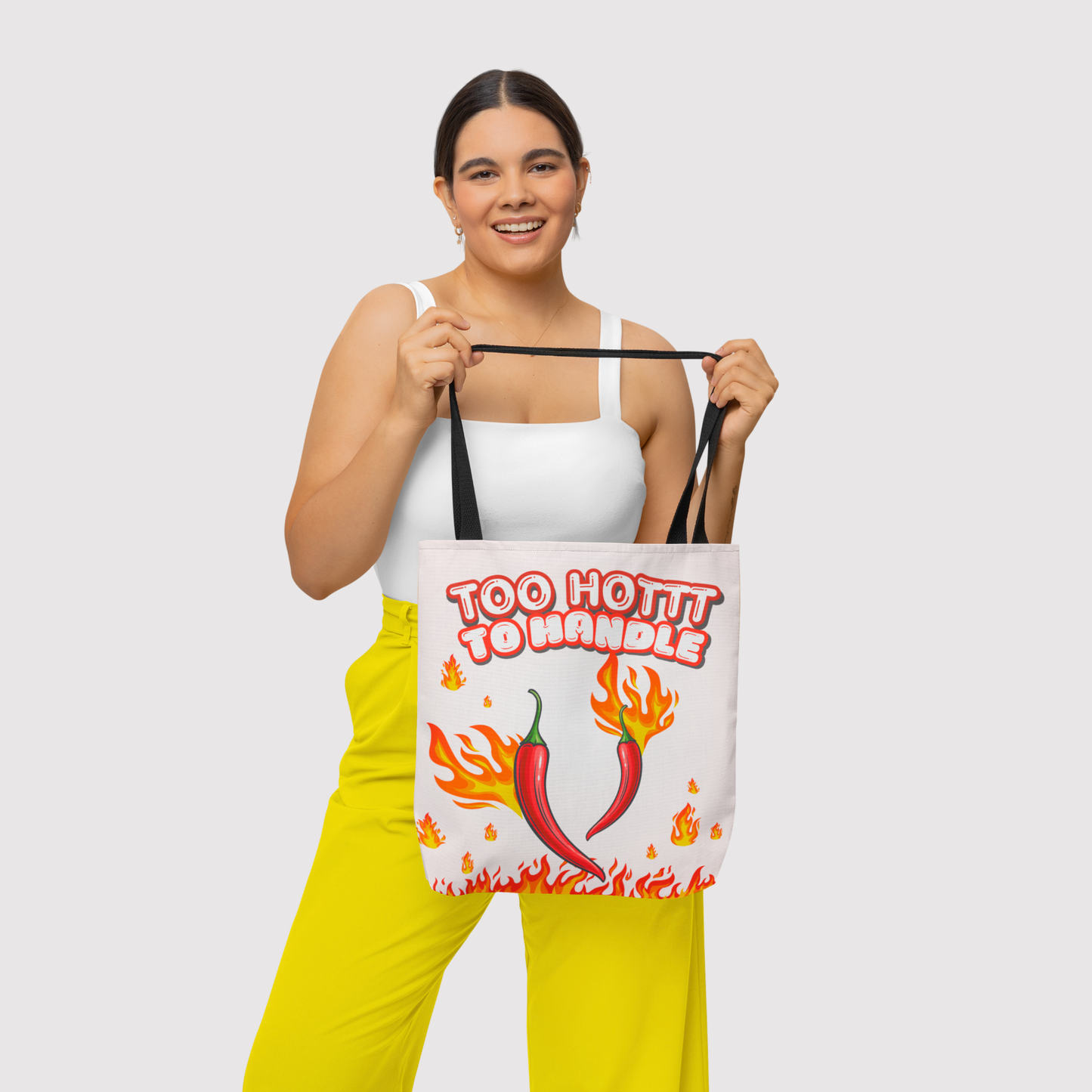 Too Hottt To Handle - Chili Pepper Tote Bag