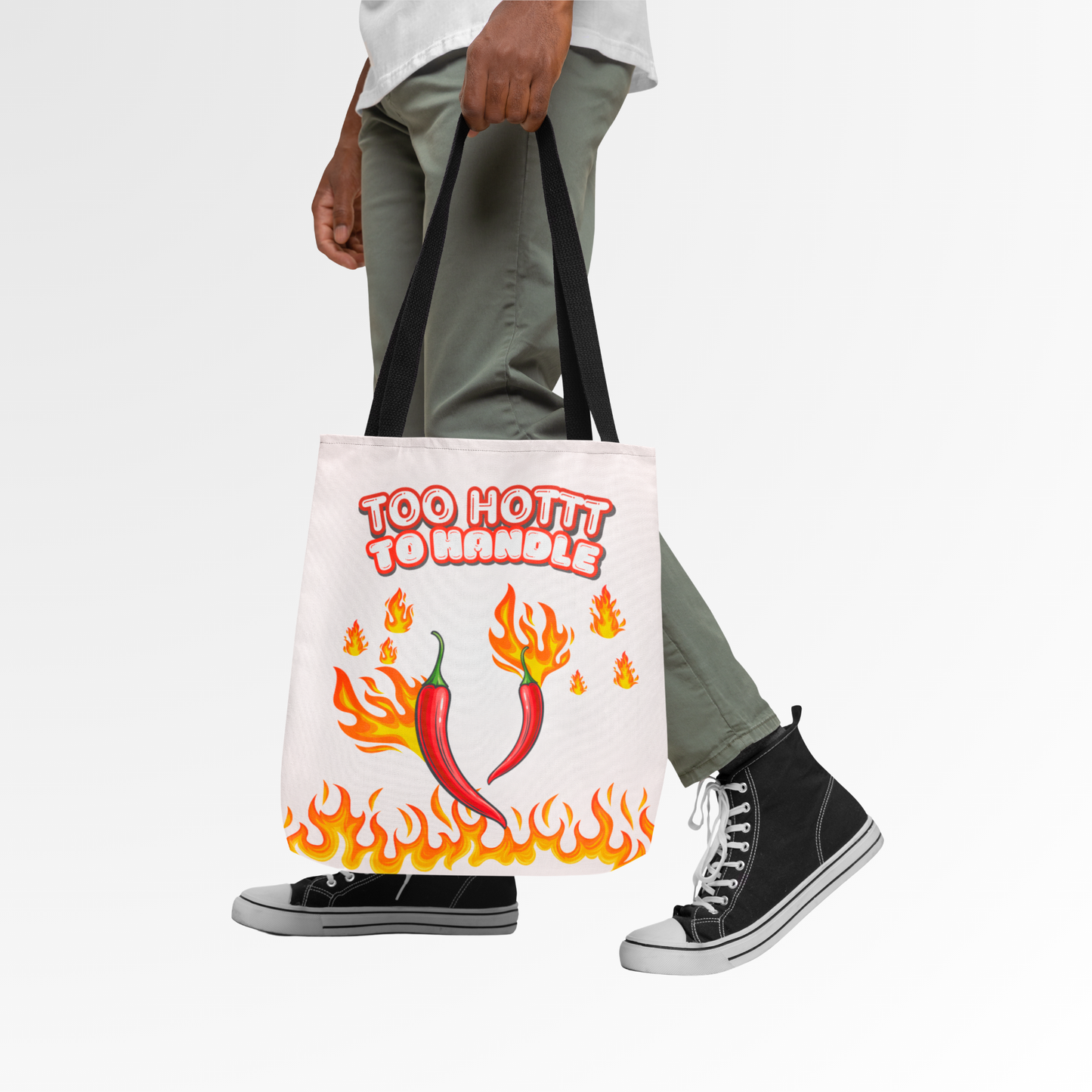 Too Hottt To Handle - Chili Pepper Tote Bag