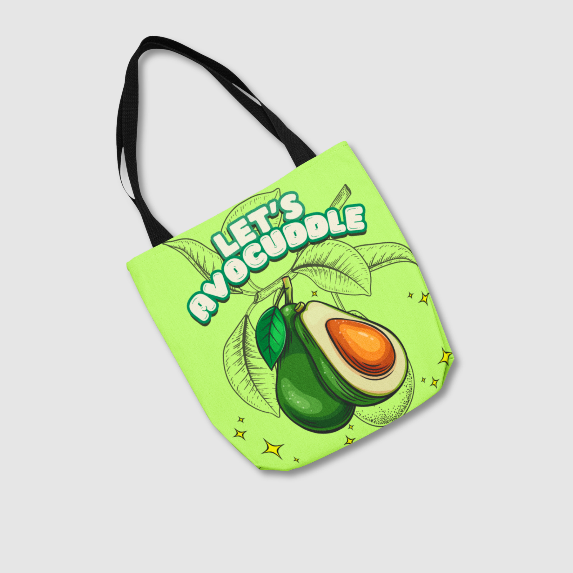 Let's  Avocuddle- Avocado Tote Bag Printify