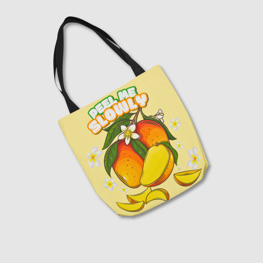 Peel Me Slowly - Mango Tote Bag